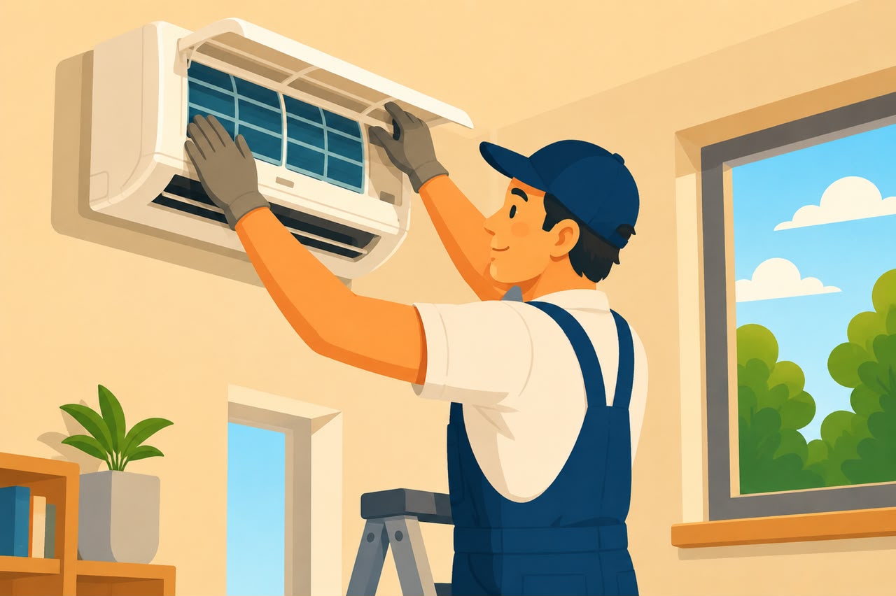 Air conditioner maintenance for businesses