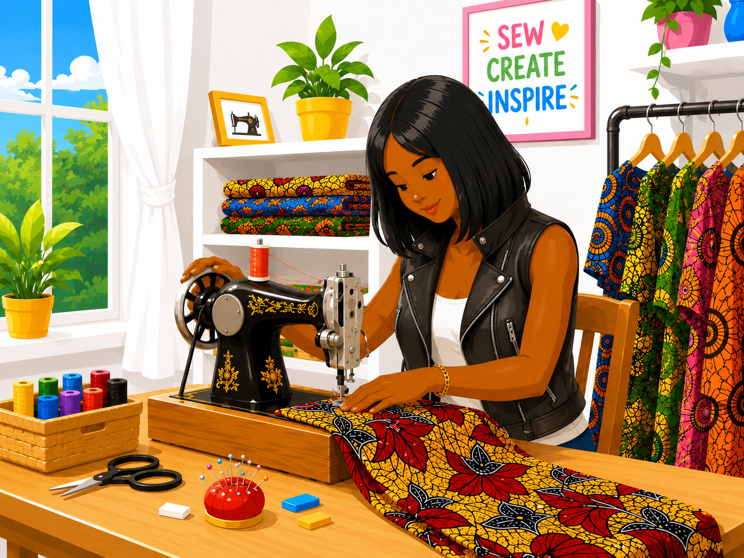Tailor at work